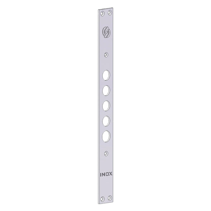 FRONTALE PER SERRATURE PORTE BLINDATE interasse mm 37 - 4 fori  - SECUREMME
