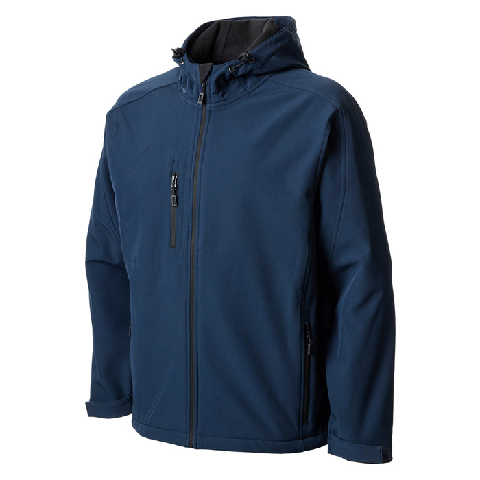 GIUBBINO IN SOFTSHELL 'BASILEA' dark blu - taglia  XXL  - NERI
