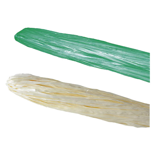 RAFIA SINTETICA A SPEZZONI gr. 200 circa - colore avorio- 15 kg  - Senza Marca