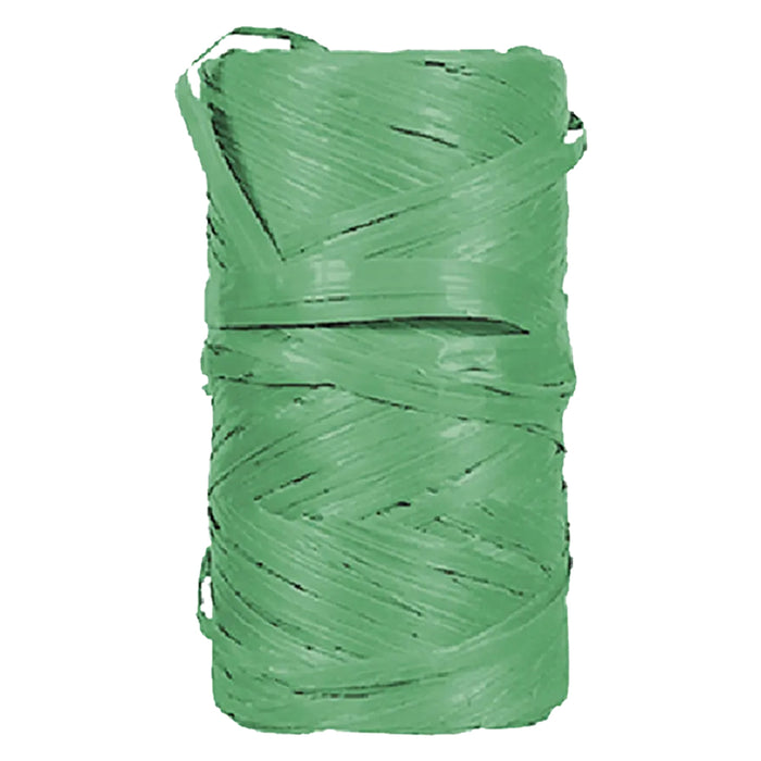 RAFIA SINTETICA A GOMITOLO gr. 500 circa - verde  - Senza Marca