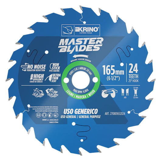 LAMA CIRCOLARE PER LEGNO 'MASTER BLADES' ø 300 - 72 denti  - KRINO