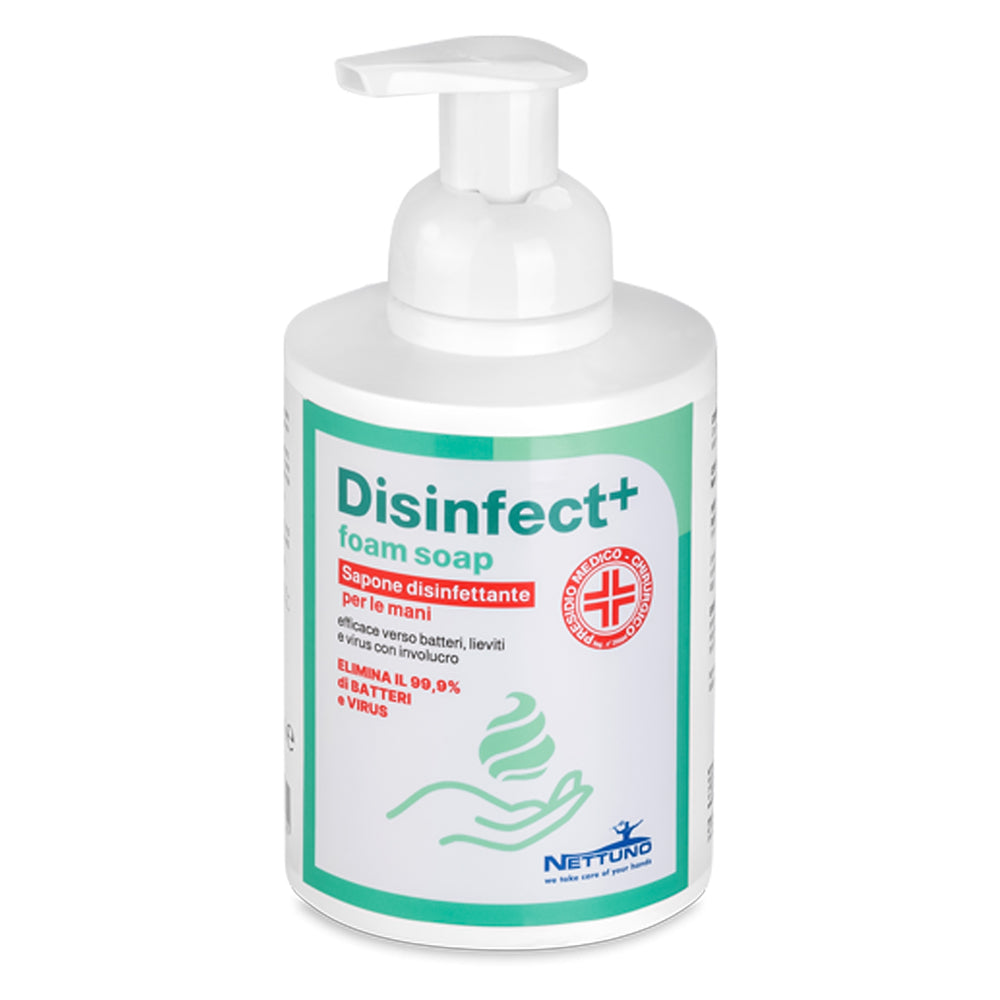 SAPONE DISINFETTANTE 'DISINFECT+' ml 500- 12 pezzi  - NETTUNO
