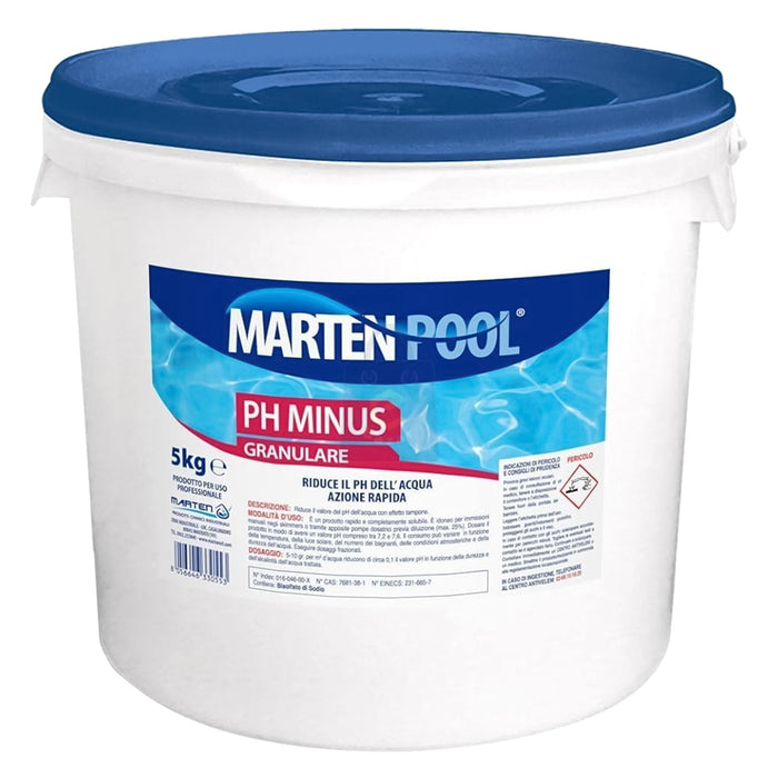 CORRETTORE GRANULARE 'PH MINUS' Kg. 5  - MARTEN