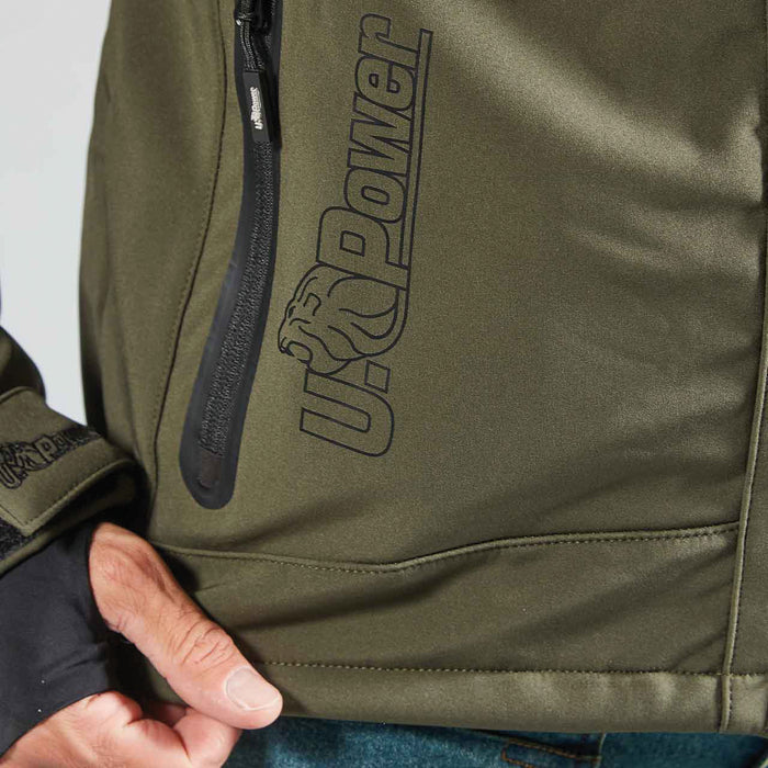U-Power GIACCA SOFTSHELL SPACE Col. Verde  Mis.  L
