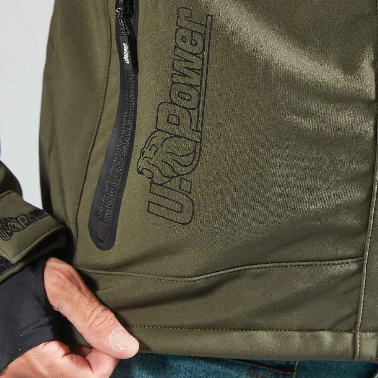 U-Power GIACCA SOFTSHELL SPACE Col. Verde  Mis. XXL