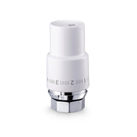 TESTA TERMOSTATICA  DOMUS CON SENSORE A LIQUIDO- Nichel Spazzolato M30 x 1,5- SR- pezzi 1