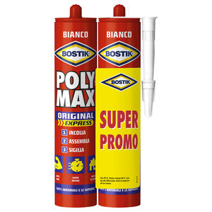 BOSTIK POLYMAX ORIGINAL 425 G BIANCO CART BIPACK- 12,0 pz