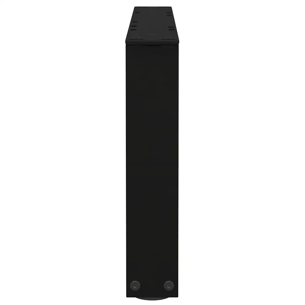 Gambe per Tavolino da Caff¨¨ a Forma di V 2 pz-Set di 2 Gamba per Tavolo Nere 50x(30-31,3) cm Acciaio 610692