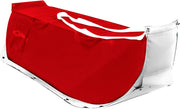 Slitta per Neve 135x38x34 cm in Acrilico Pomodone Slittone Rosso