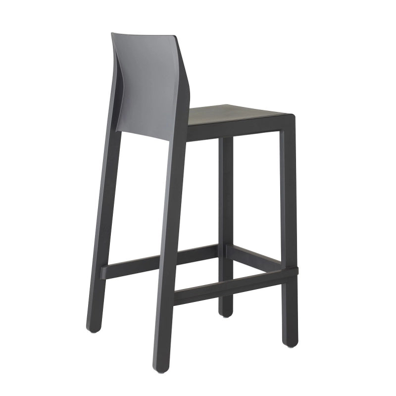 SET 4 SGABELLI KATE TECNOPOLIMERO HT 65CM MADE IN ITALY SCAB DESIGN - Antracite 81