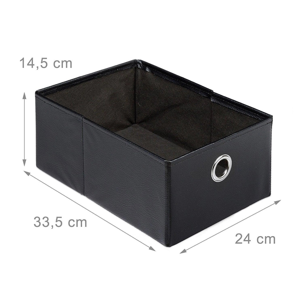 Panca contenitore con cassetti 76 cm nero 3013003