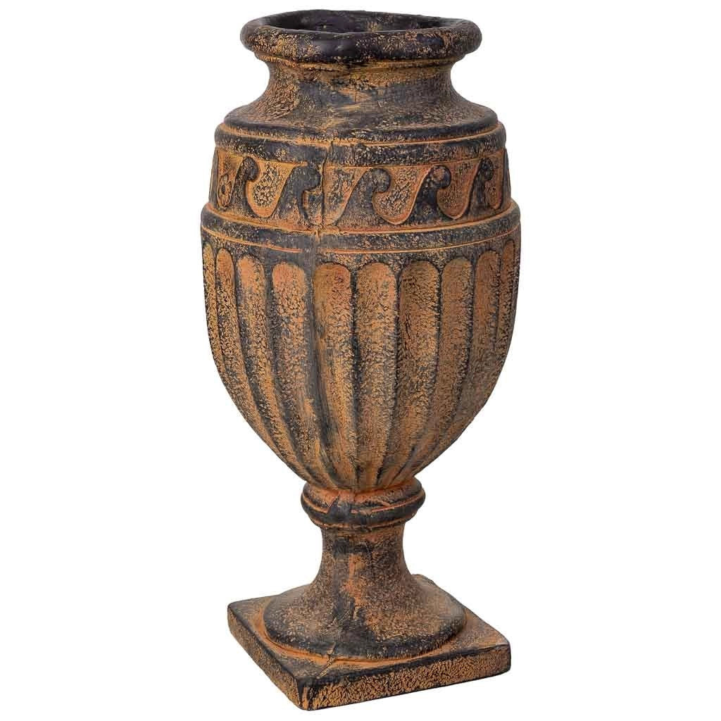 Fioriera decorativa in pietra, 30x30x60h cm