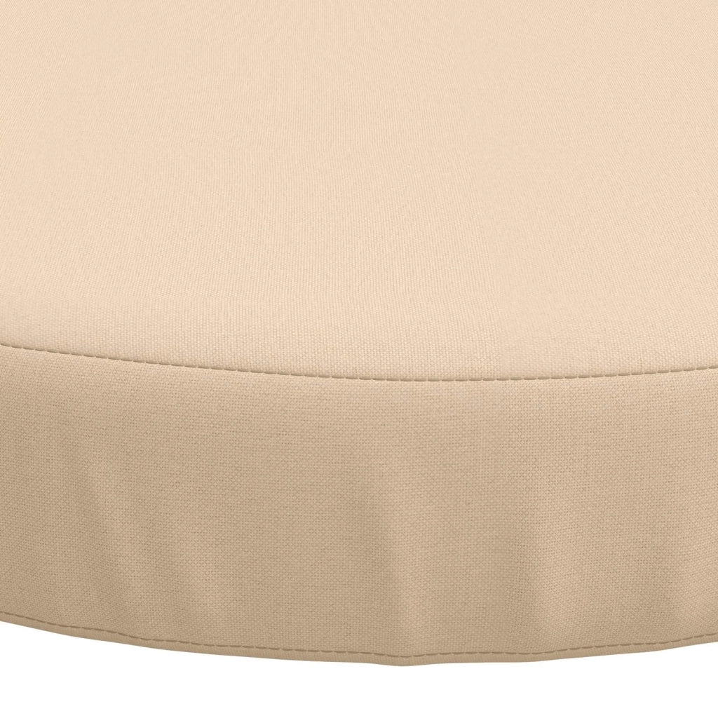 Cuscini per Sedia in 4 Pezzi SOEST 4 pz 100% Poliestere Crema 946336