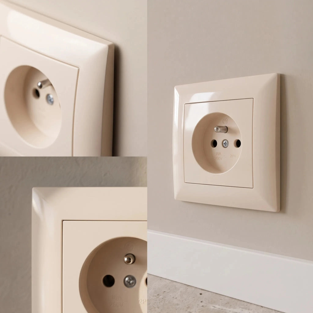 Placca Singola Per Prese Oste Jnh013-1f Beige