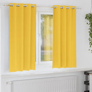 Tende Blackout con Anelli 2 pcs Giallo senape 175 x 140 cm 4107394