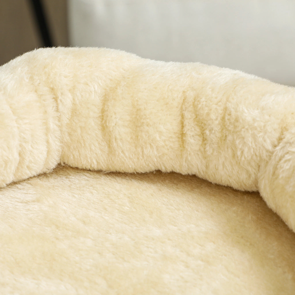 Albero per Gatti 66cm ¨C Xylo ¨C con cuccia, piattaforma, palla pendente e palo in iuta beige