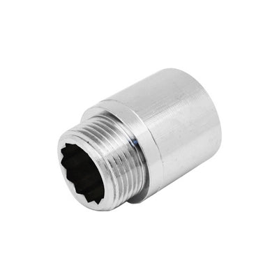 PROLUNGA FILETTATA MF IN OTTONE CROMO IBP- 1/2 x 25- IBP- pezzi 10