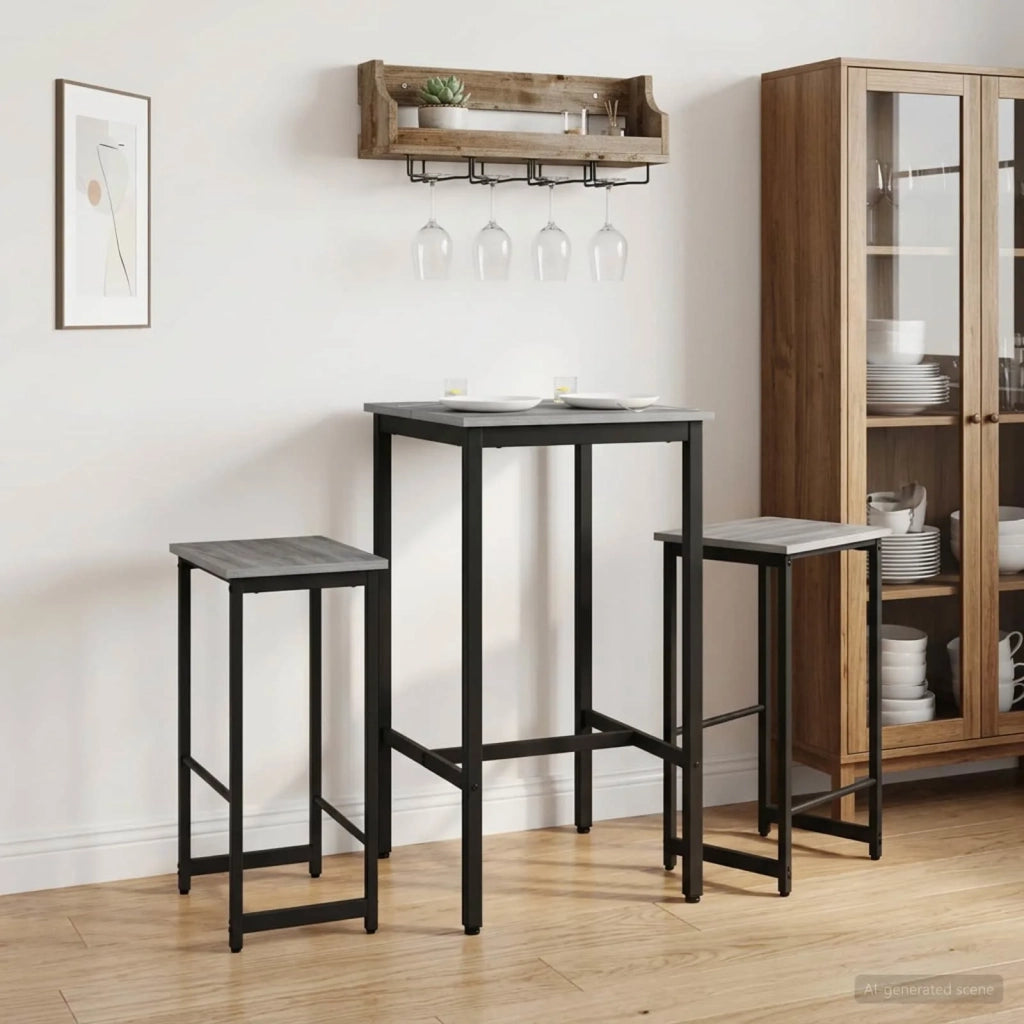 Sgabello da bar 2 pcs Sonoma grigio 40 x 32 x 74 cm 8006200