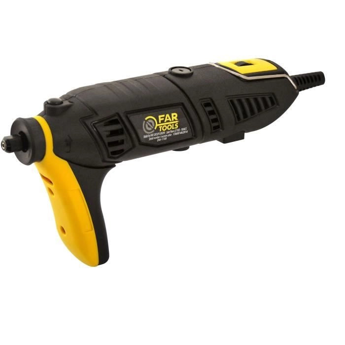 Mini smerigliatrice FARTOOLS DCP 170 - 170 W - variatore di velocità - cambio rapido dell'utensile - velocità 8000-35000 giri / min