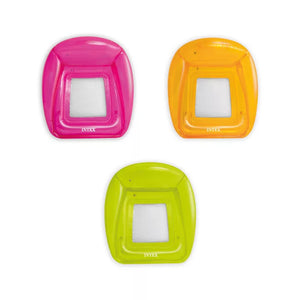 Intex POLTRONA GALLEGGIANTE GONFIABILE TRASPARENT LOUNGES  cm. 104x102