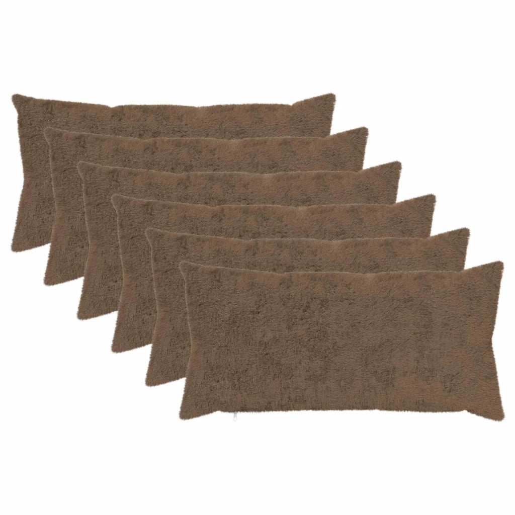 Federa 6 pz HEERLEN Marrone Chiaro 40 x 70 cm 909738