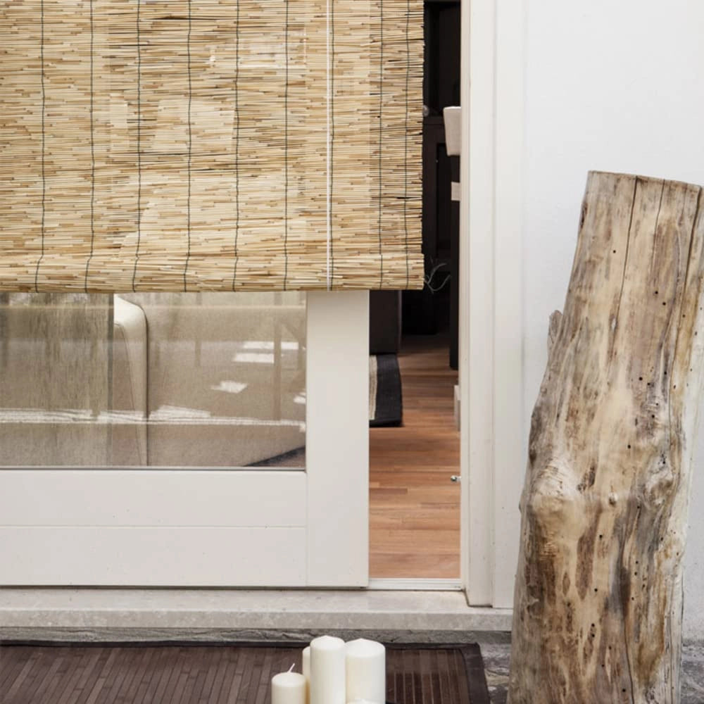 Arelle Stuoia in Canniccio Naturale con Carrucola Cm 100 x 260 H