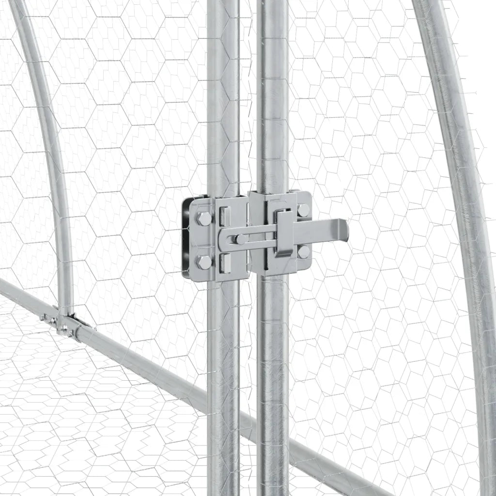 Conigliera Argento 105x600x120 cm in Acciaio Zincato 3281529