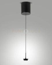 3804-45-101 MONTATURA SALI SCENDI NERA COMPLETA CCT 8W - 750 lm- 2700K - 3000K - 4000K 1 LUCE DIMMERABILE