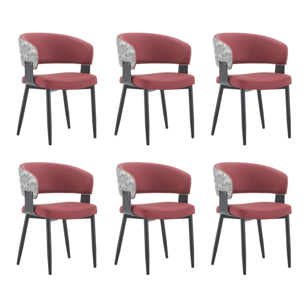 Sedie da Pranzo Stile Retr¨° Set 2 Pezzi ¨C MINIMAL ¨C Similpelle, Braccioli, Gambe in Legno