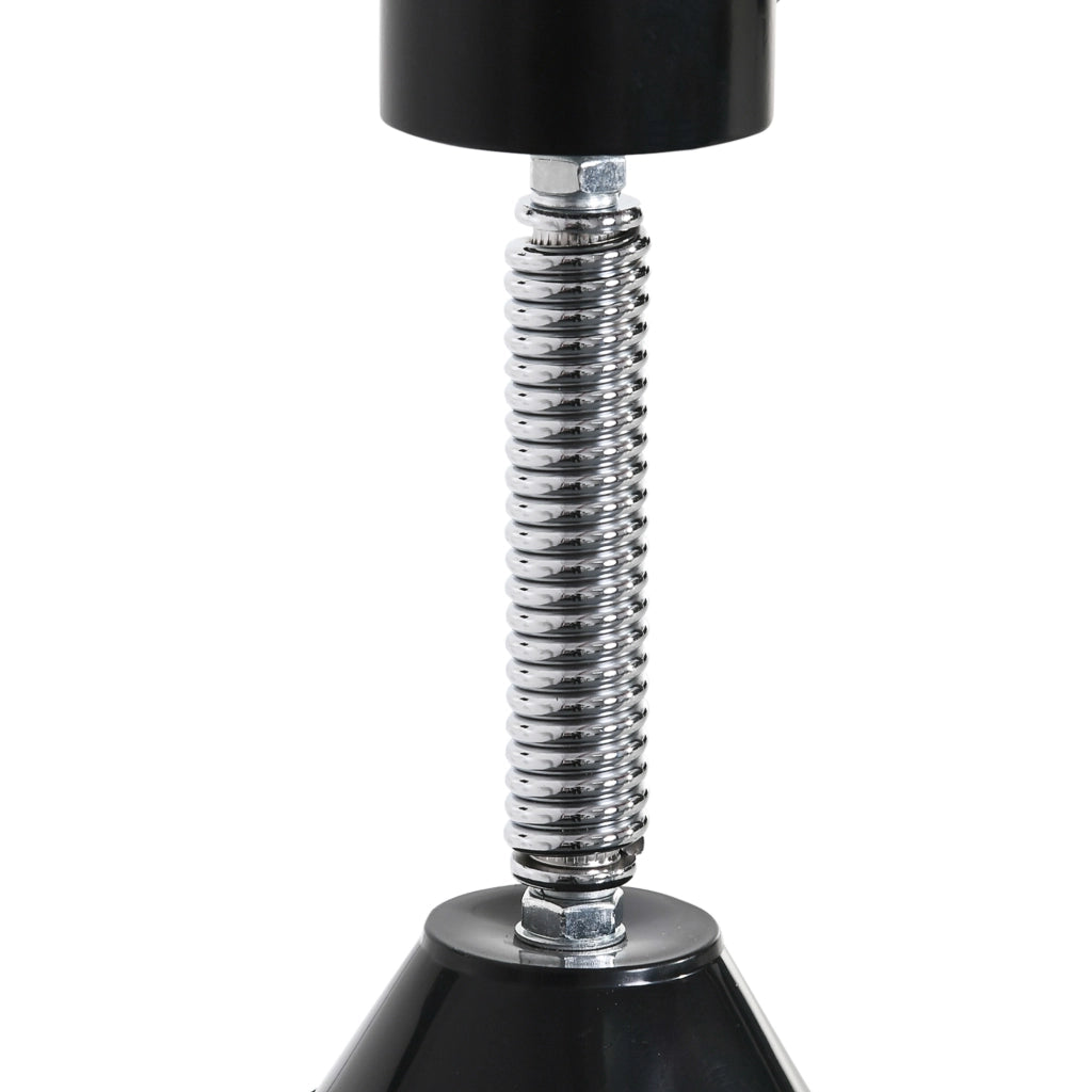 Speed Bag da Boxe Regolabile ¨C zephmum ¨C Acciaio e PU, Nero, 79x72x20 cm