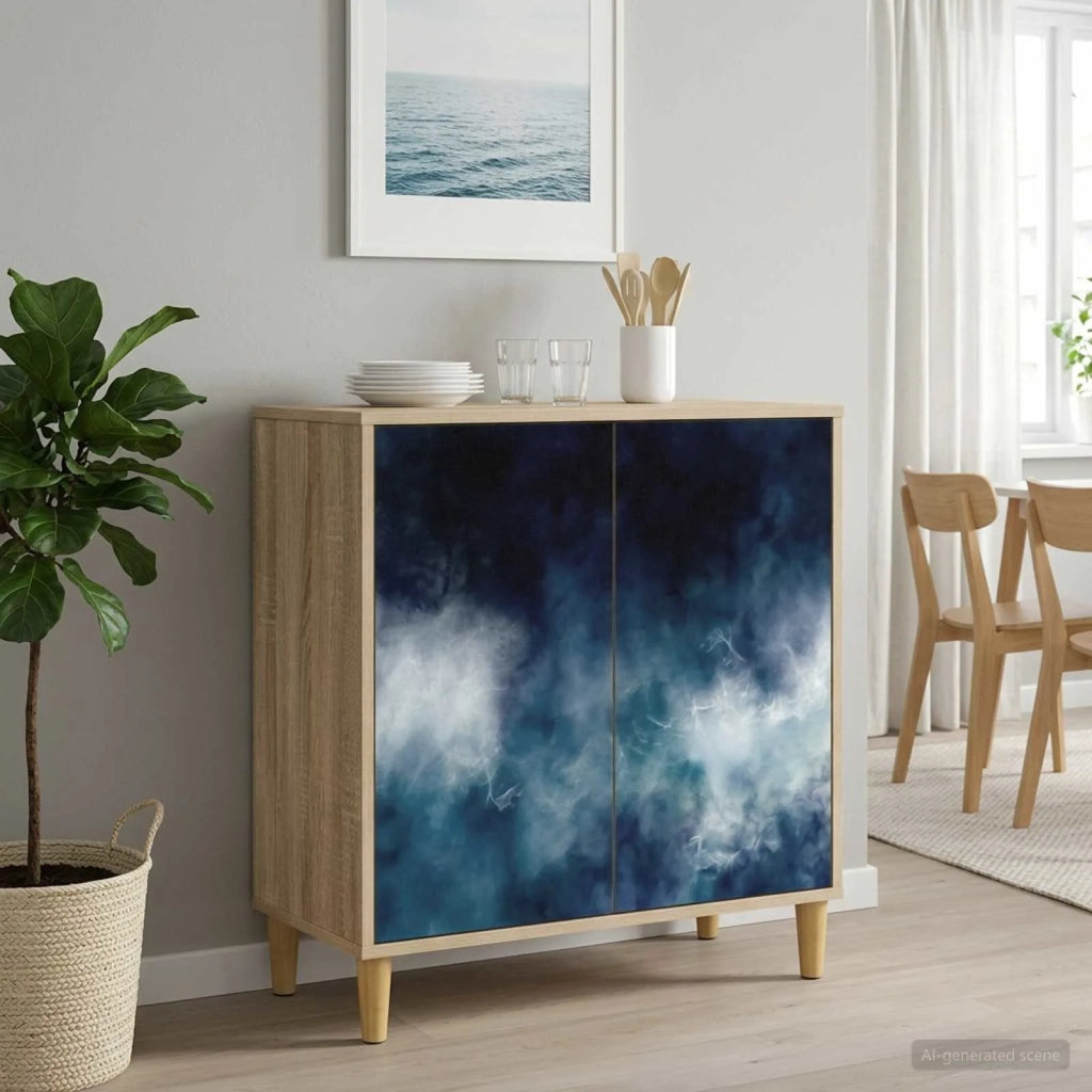 Credenza RAALTE Sonoma 69 x 33 x 75 cm Legno ingegnerizzato 8006912