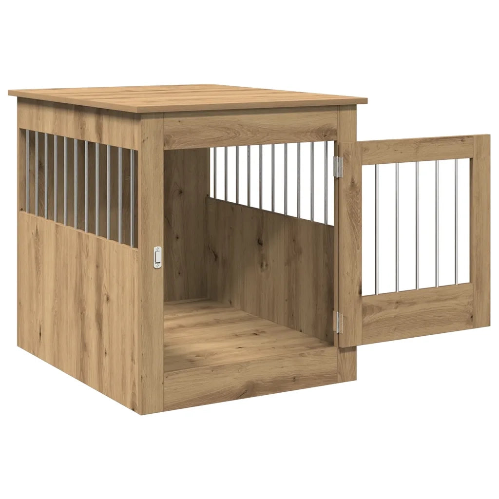 Gabbia Cani Arredamento Rovere Artigianale Legno Multistrato 857646