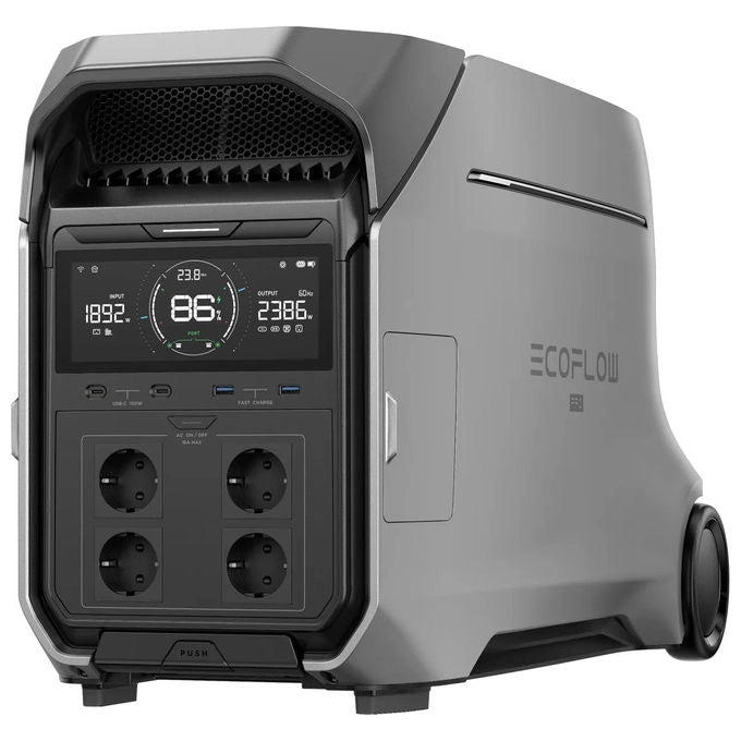EcoFlow, DELTA Pro 3, Stazione di Alimentazione Portatile, 4000 W, Litio Ferro Fosfato