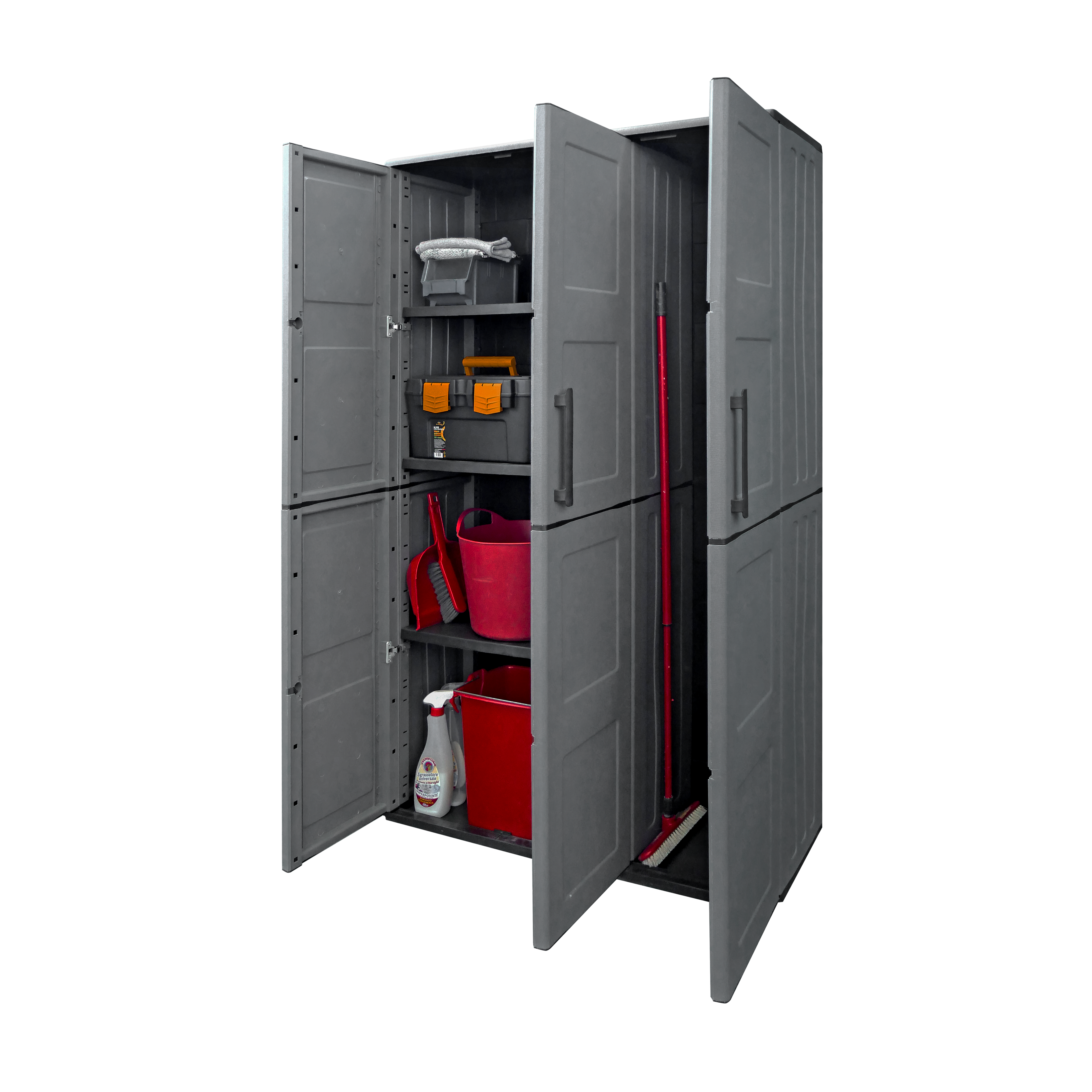 ARMADIO ALTO CON PORTASCOPE 'FREE' cm 102 x 37 x H 163  - ARTPLAST