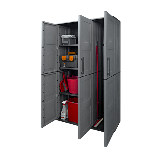 ARMADIO ALTO CON PORTASCOPE 'FREE' cm 102 x 37 x H 163  - ARTPLAST