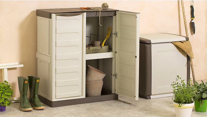 ARMADIO BASSO 'SPAZIO' cm 70 x 39 x H 85  - ARTPLAST