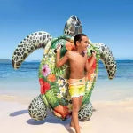 TARTARUGA GONFIABILE CAVALCABILE  +3 ANNI  cm.191x170  peso kg.2,13 (57555)    INTEX