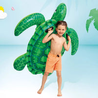 TARTARUGA MARINA GONFIABILE CAVALCABILE  +3 ANNI  cm.150x127  peso kg.1,20 (57524)    INTEX