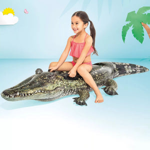 ALLIGATORE VERO GONFIABILE CAVALCABILE  +3 ANNI  cm.170x86  peso kg.0,80 (57551)    INTEX