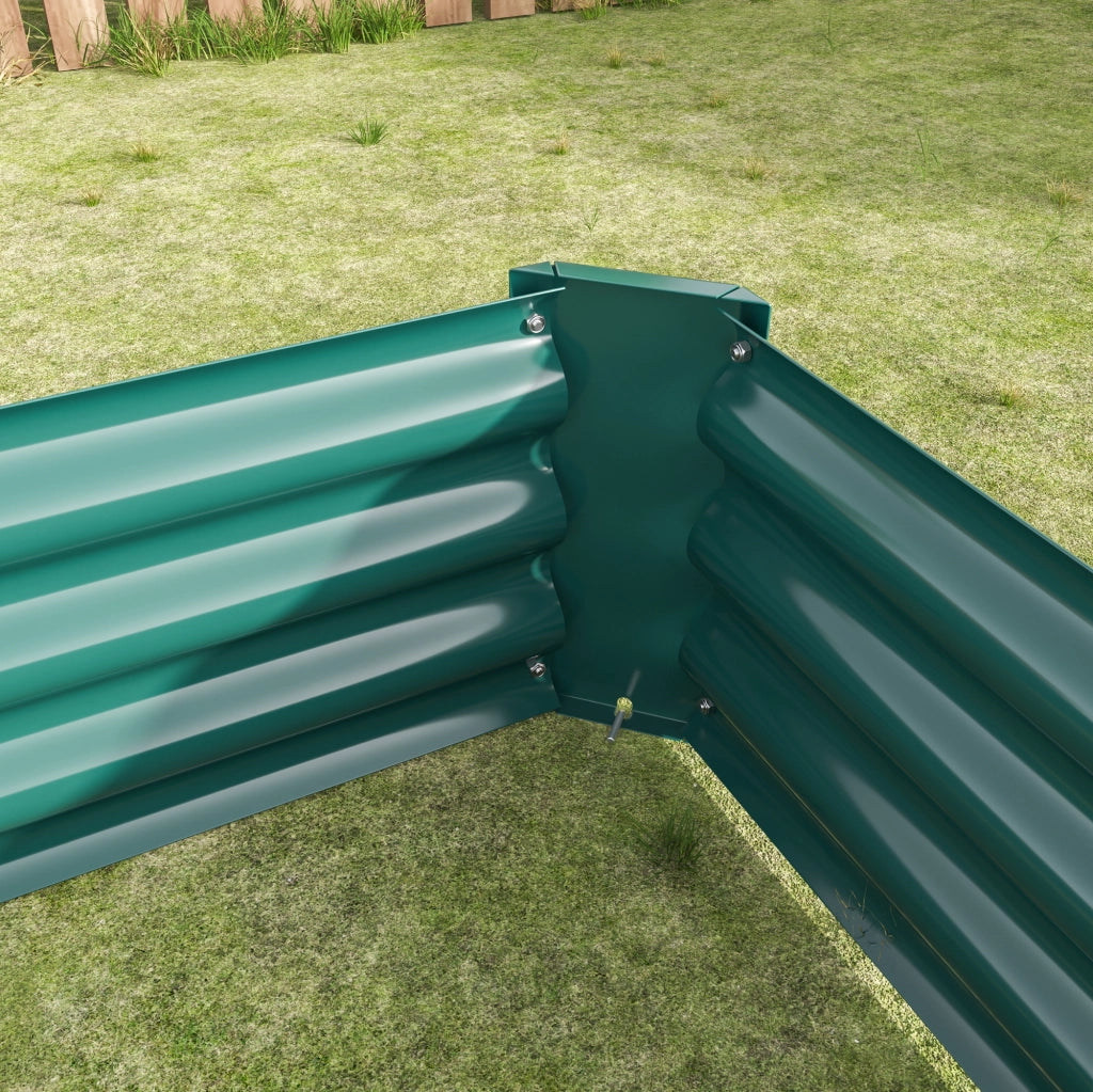 Hochbeet in metallo per giardino ¨C Minimal ¨C acciaio antracite resistente alla ruggine