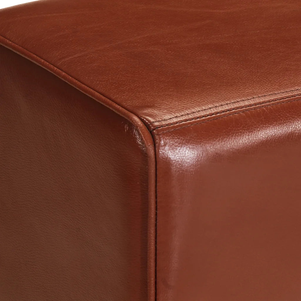 Panca Turnbock Vintage con Maniglie in Vera Pelle di Capra 286605