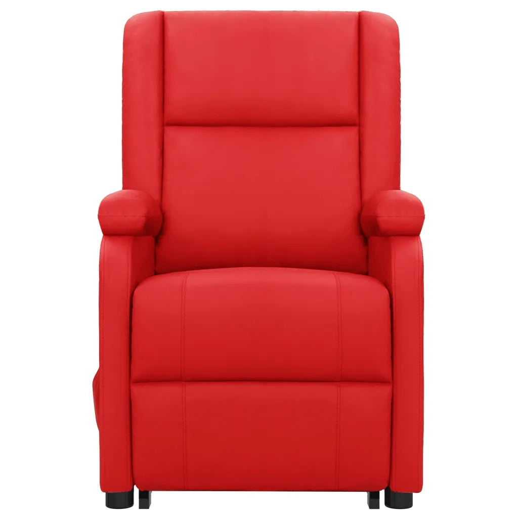 Poltrona Alzapersona Rosso in Similpelle 329697