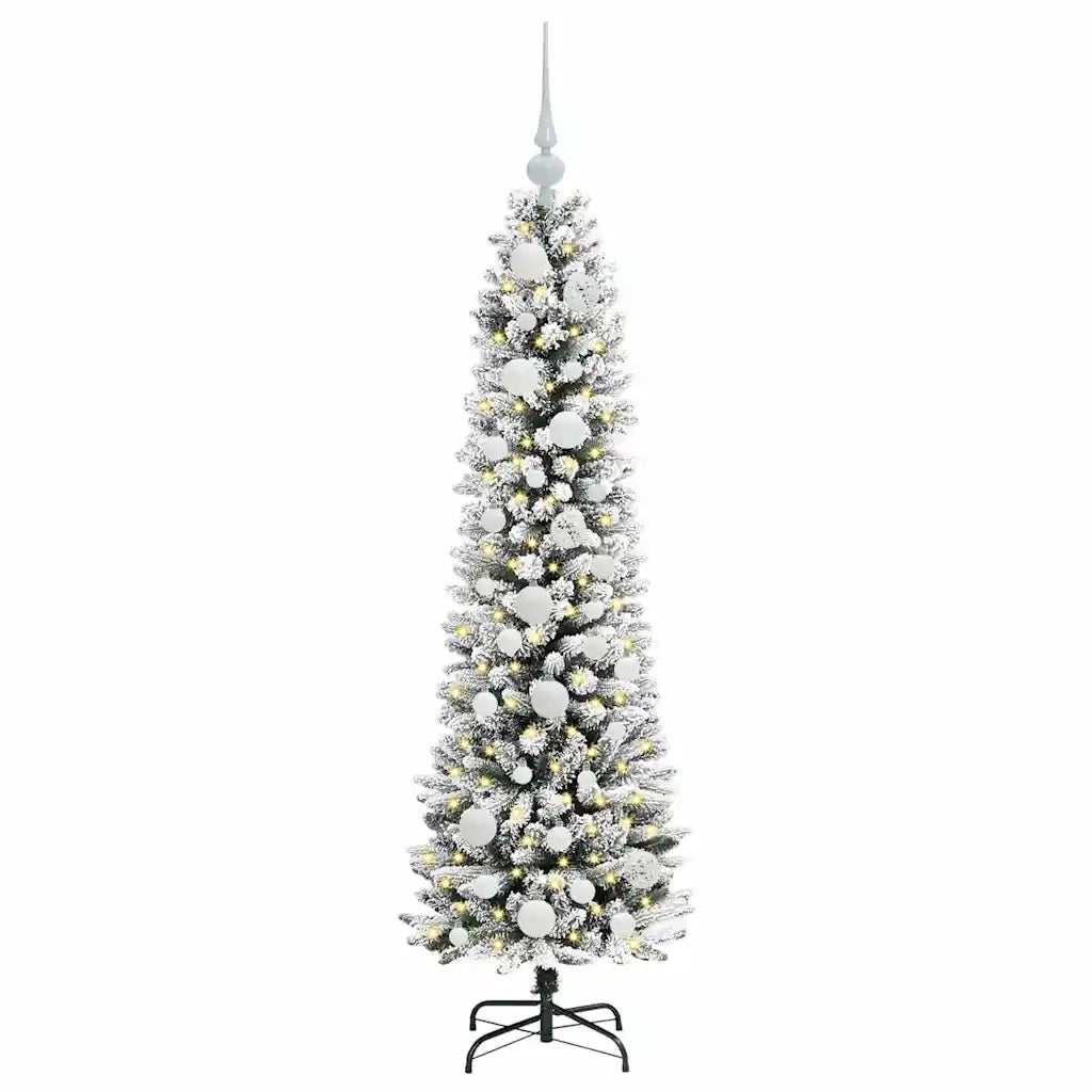 Albero di Natale artificiale con 150 LED Bianco 120 cm 3396084