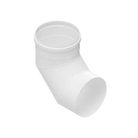 CURVA 90Â° IN ACCIAIO AISI 304L PER CAPPE- Diam. 140 Bianco- DK- pezzi 1