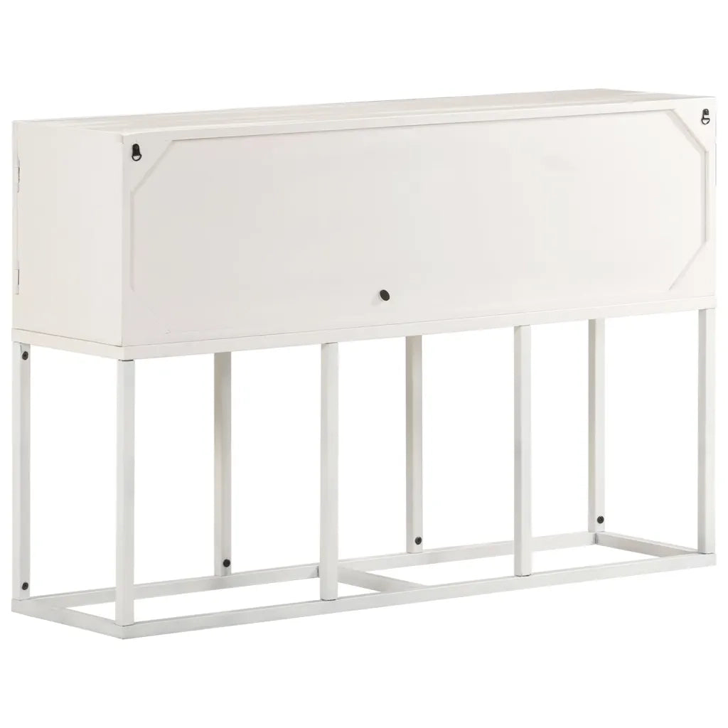 Credenza 115x30x76 cm in Legno Massello di Mango 323582