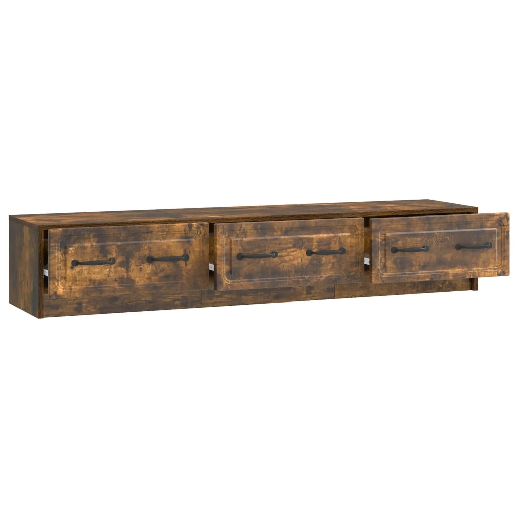Mobile TV Rovere Fumo 147 x 34,5 x 27 cm Legno ingegnerizzato