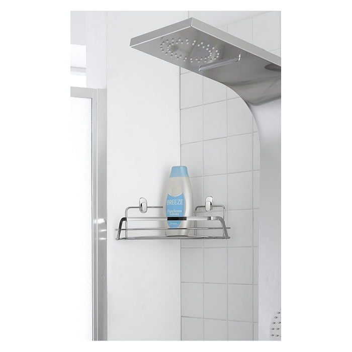 MENSOLA ANGOLARE 1 RIPIANO- Cromo-Lucido- FERID- pezzi 1