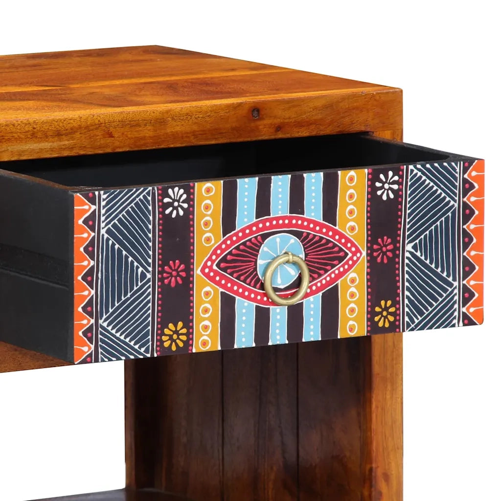 Credenza-Buffet-Armadio da cucina Multicolore 40 x 35 x 45 cm legno massello di acacia