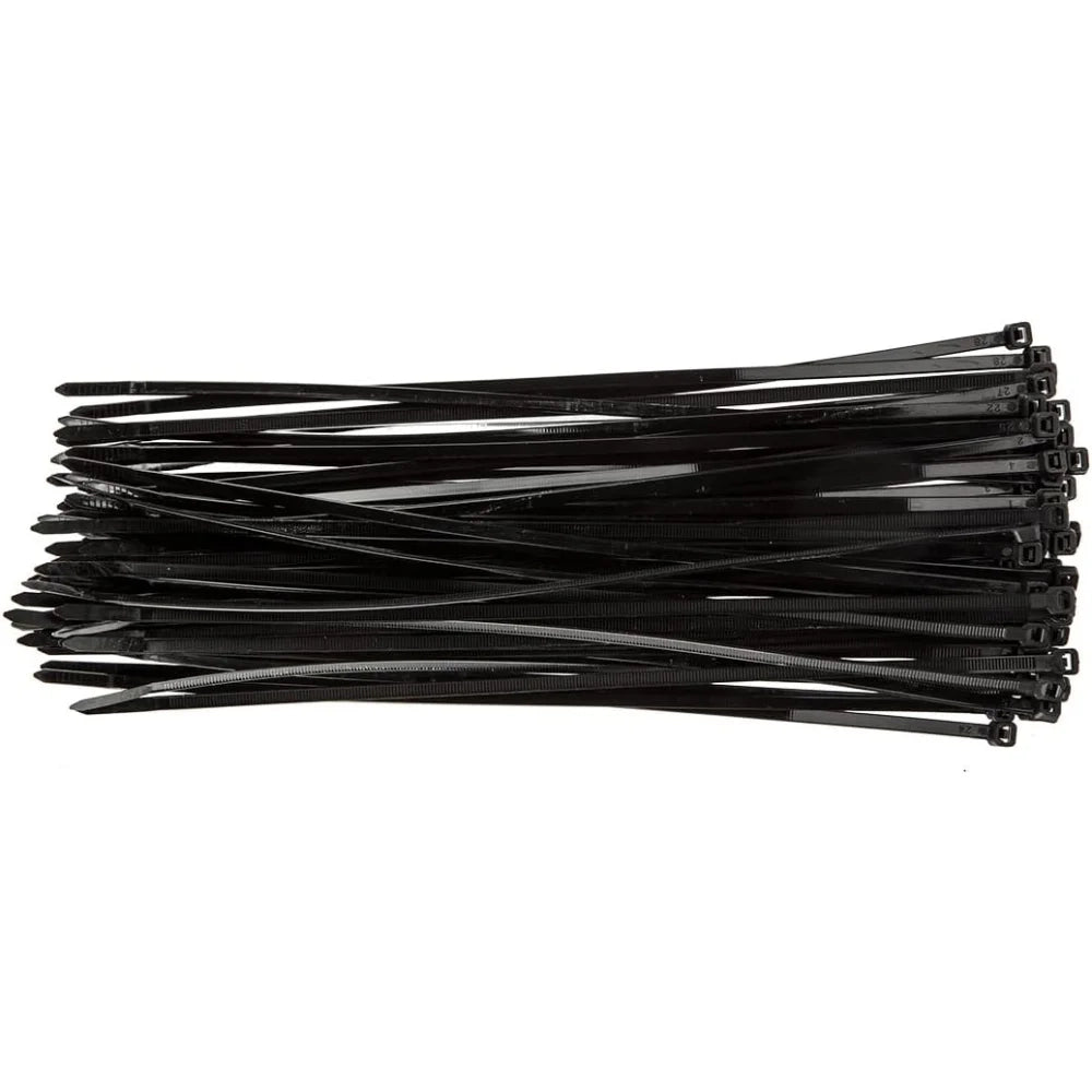 Topex 01-610 fascette a cravatta ta, 4,8 x 300 mm, nero, 75 pezzi