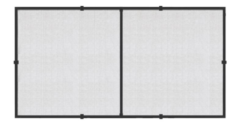 Red Sea DIY Net Cover - rete di copertura per acquari Modello: 150x80cm